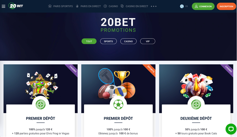 20bet casino