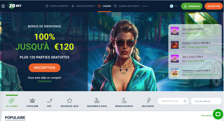 20bet casino